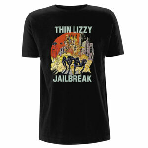 Tričko metal PLASTIC HEAD Thin Lizzy JAILBREAK EXPLOSION černá S