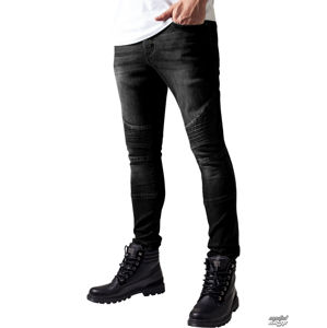 kalhoty jeans URBAN CLASSICS Slim Fit Biker Jeans