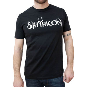 Tričko metal NNM Satyricon Logo černá L