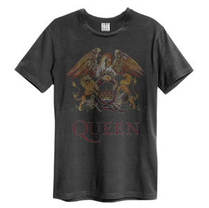 Tričko metal AMPLIFIED Queen Full Colour černá
