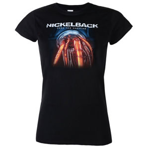 Tričko metal PLASTIC HEAD Nickelback FEED THE MACHINE černá XL