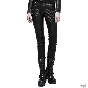 kalhoty gothic PUNK RAVE K-297 Mantrap leather XL