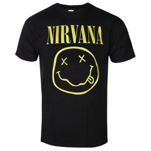 Tričko metal GOT TO HAVE IT Nirvana CLASSIC SMILEY černá S