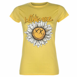 Tričko metal ROCK OFF Blink 182 Sunflower černá L