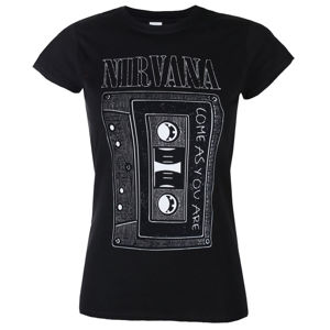 Tričko metal ROCK OFF Nirvana As You Are Tape černá L