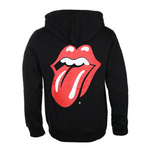 mikina s kapucí ROCK OFF Rolling Stones Classic Tongue černá XXL