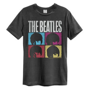 tričko metal AMPLIFIED Beatles HARD DAYS NIGHT černá M