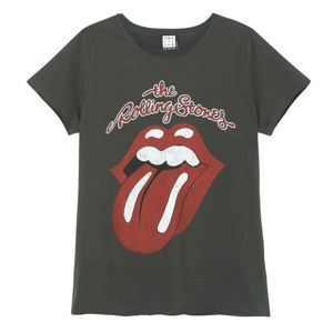 Tričko metal AMPLIFIED Rolling Stones Charcoal černá L