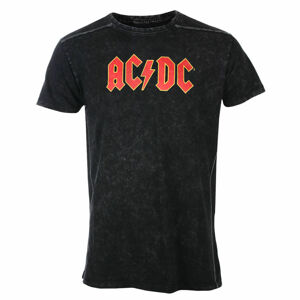 Tričko metal ROCK OFF AC-DC Logo černá S