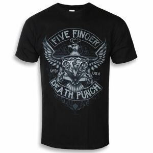 Tričko metal ROCK OFF Five Finger Death Punch Howe Eagle černá XXL