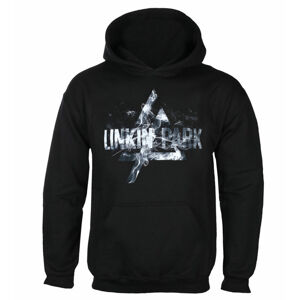 mikina pánská Linkin Park - Smoke Logo - BLACK - ROCK OFF - LPHD11MB L