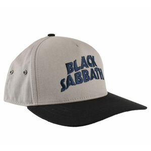 kšiltovka Black Sabbath - Wavy Logo & Demon SAND/BLACK - ROCK OFF - BSSBCAP02SB