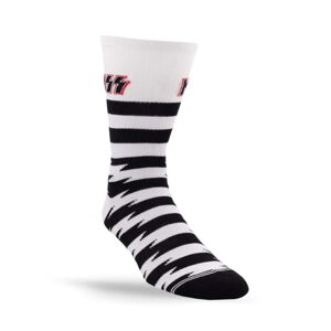 ponožky PERRI´S SOCK - KISS - STRIPE - WHITE - KSA302-100 L