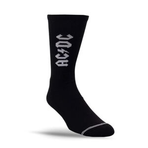ponožky PERRI´S SOCK - AC/DC - LIGHTINING STRIKES - BLACK - ACA301-001 L