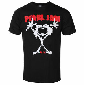 Tričko metal ROCK OFF Pearl Jam Stickman černá XL
