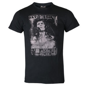 tričko metal ROCK OFF David Bowie Vtge Ziggy Live černá XL