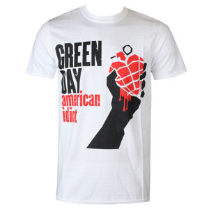 tričko metal ROCK OFF Green Day American Idiot černá L