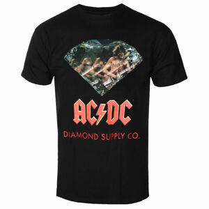 Tričko metal DIAMOND AC-DC Black černá L
