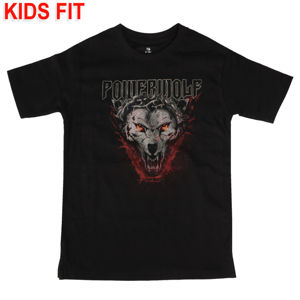 Tričko metal Metal-Kids Powerwolf (Icon Wolf) černá