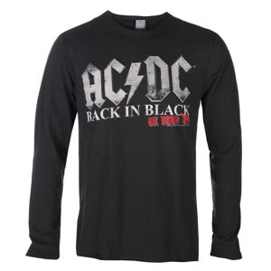 Tričko metal AMPLIFIED AC-DC Back in Black World Tou černá S
