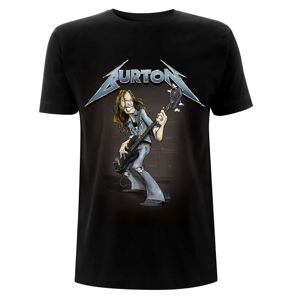 Tričko metal NNM Metallica Cliff Burton – Squindo Stack černá XXL