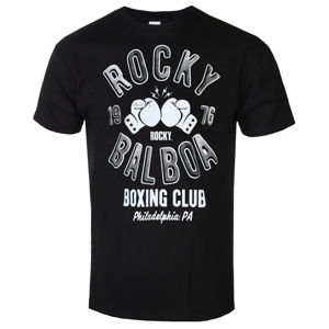 tričko pánské Rocky - Balboa Boxing Club - Black - HYBRIS - MGM-1-ROCK012-H7-15-BK XL