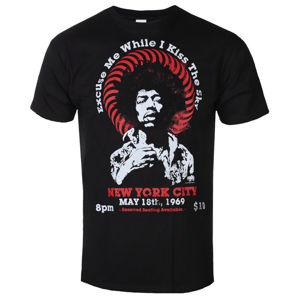 tričko pánské Jimi Hendrix - Live In New York - Black - HYBRIS - RD-1-JH004-H16-11-BK XXL