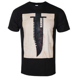 tričko AMERICAN CLASSICS Rambo Knife černá S