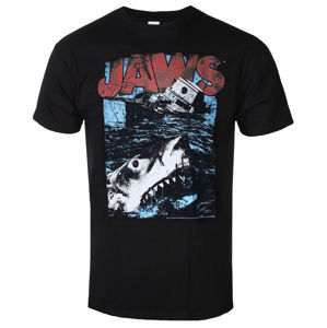 tričko AMERICAN CLASSICS JAWS Great White černá L