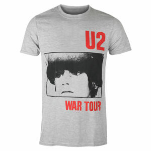 tričko pánské U2 War Tour - GREY - ROCK OFF - U2TS07MG L