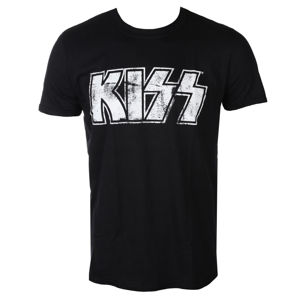 tričko metal PLASTIC HEAD Kiss DISTRESSED LOGO černá XXL