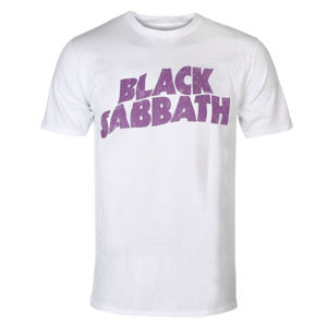 tričko pánské Black Sabbath - Logo - WHT - ROCK OFF - BSTSP04MW XXL