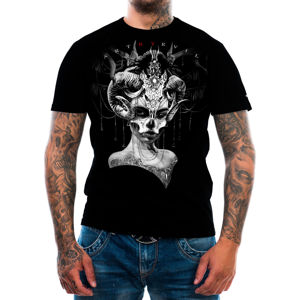 tričko ART BY EVIL Day of the Dead černá