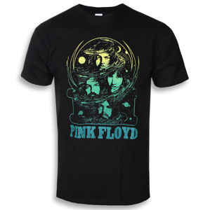 Tričko metal ROCK OFF Pink Floyd Green Swirl černá L