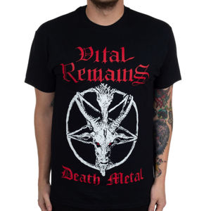 Tričko metal INDIEMERCH Vital Remains Death Metal černá M