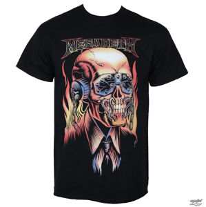 tričko metal PLASTIC HEAD Megadeth FLAMING VIC černá L