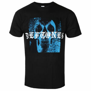 Tričko metal ROCK OFF Deftones Static Skull černá L