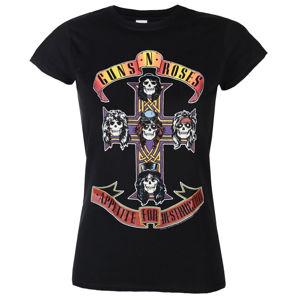 tričko dámské Guns N' Roses - Appetite For Destruction - ROCK OFF - SALE111LB M