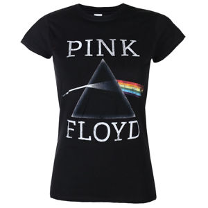 Tričko metal ROCK OFF Pink Floyd Prism Lady černá S