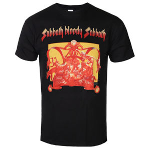 Tričko metal ROCK OFF Black Sabbath Sabbath Bloody Sabbath černá S