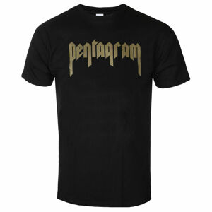 tričko pánské Pentagram - Logo - Black - INDIEMERCH - INM057 XL