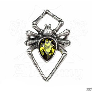prsten ALCHEMY GOTHIC - Emerald Venom - R222 Q