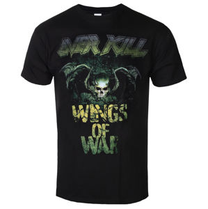 Tričko metal ART WORX Overkill Cover Wings Of War černá S