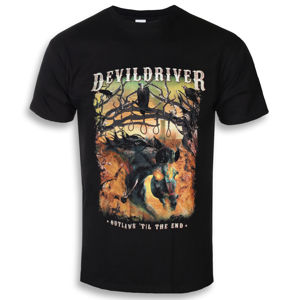 Tričko metal NAPALM RECORDS Devildriver Outlaws Til The End černá XL