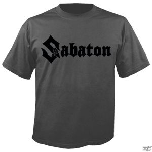 tričko metal NUCLEAR BLAST Sabaton Logo GREY černá M