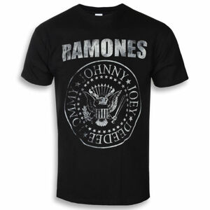 Tričko metal ROCK OFF Ramones Seal Hey Ho černá XXL