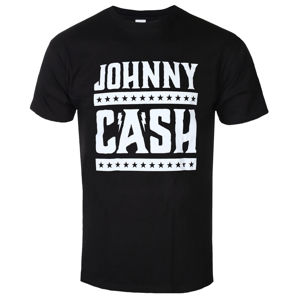 Tričko metal LOW FREQUENCY Johnny Cash simple logo černá