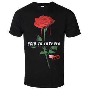 Tričko metal ROCK OFF Guns N' Roses Used To Love Her Rose černá L