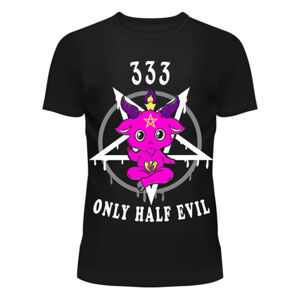 tričko dámské CUPCAKE CULT - HALF EVIL - BLACK - POI1108 XL