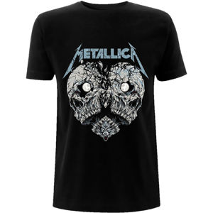 Tričko metal ROCK OFF Metallica Heart Broken černá XL